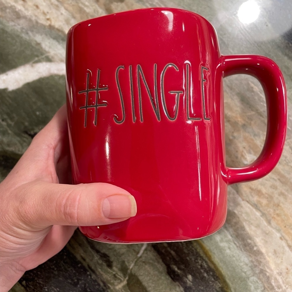 RAE DUNN #SINGLE MUG IN RED